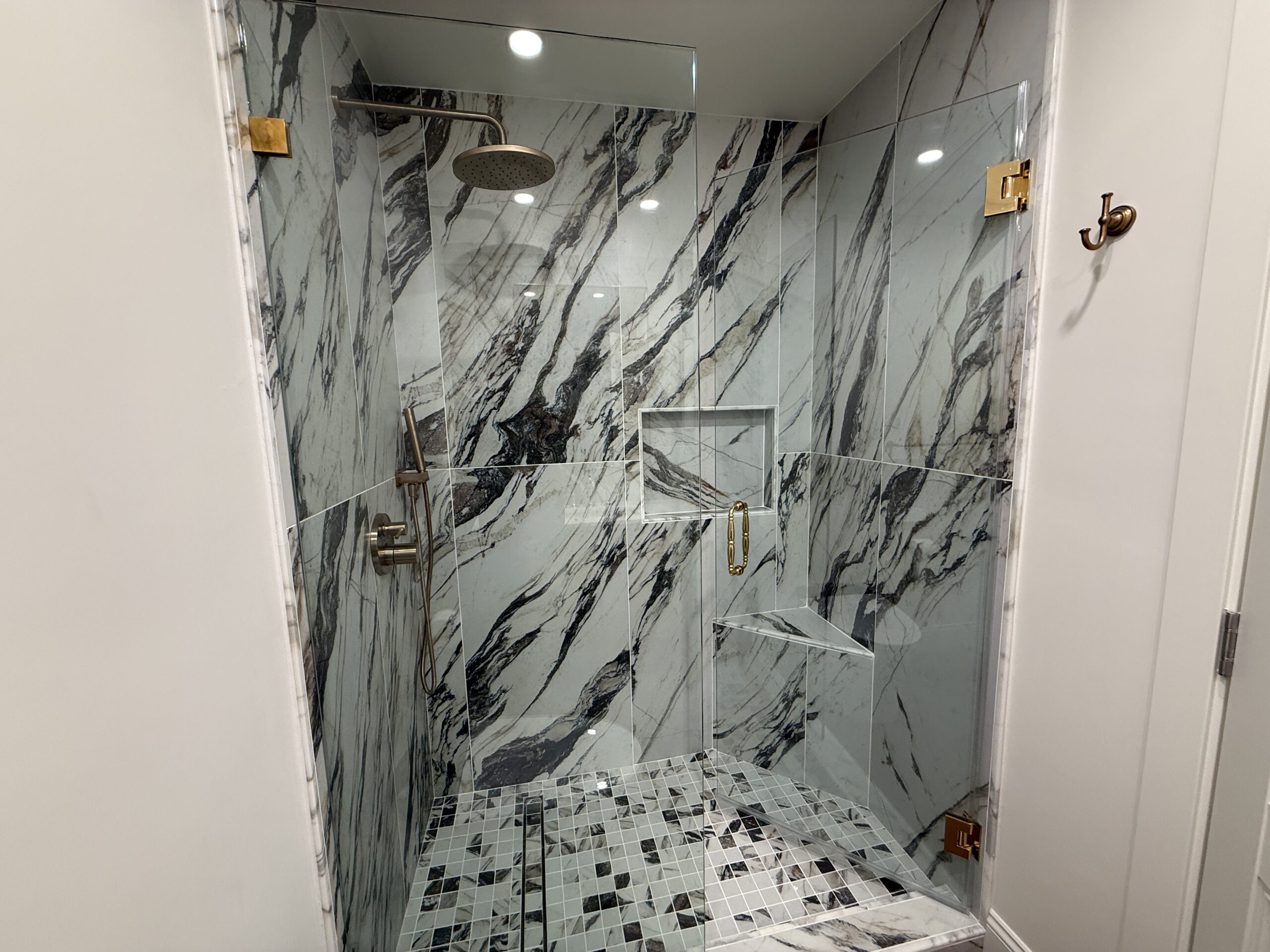 walnut creek bathroom remodel by bay design + remodel